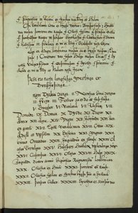 Copy of Íslendingabók by Jón Erlendsson, stored at Árni Magnússon Institute (page 17/25)